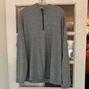 johnnie-O Blue Sully 1/4 Zip Pullover